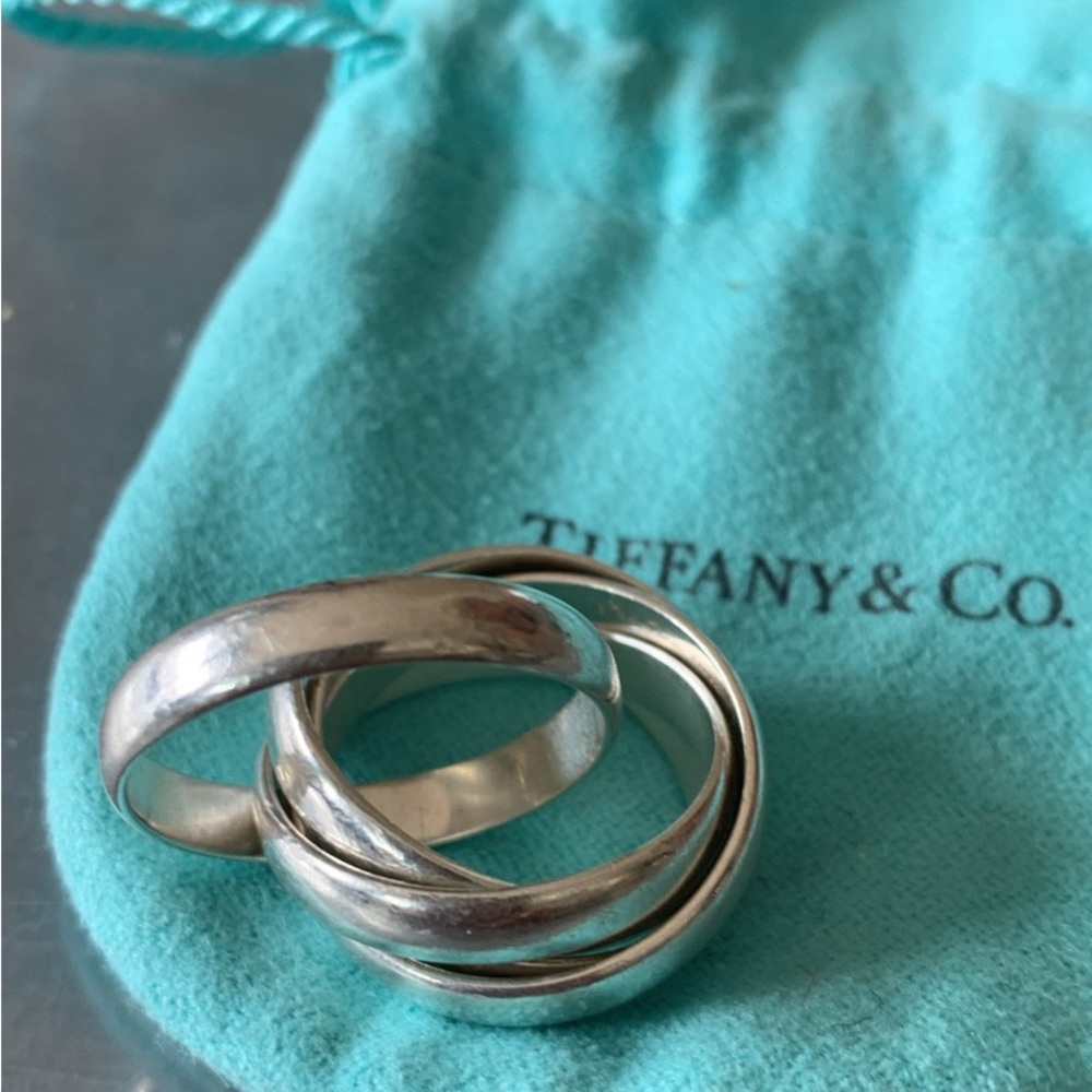 Tiffany & Co. Silver Intertwined Rings